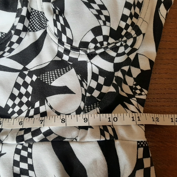 Vintage 90s Le Chateau 1 piece dress with biker shorts built-in bra - Picture 9 of 10